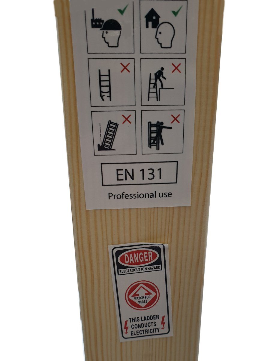 VaGo-Tools Vielzweckleiter VaGo Holzleiter Leiter Trittleiter 2 x 3 Stufen (Stück)