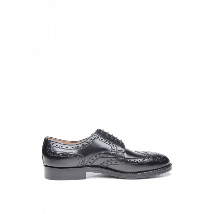 Heinrich Dinkelacker - Businessschuhe Budapester LONDON FULL-BROGUE C Cordovan - schwarz