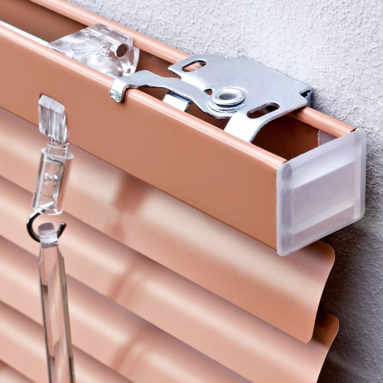 Bella Casa Aluminium-Jalousie, terracotta, 130 x 80 cm