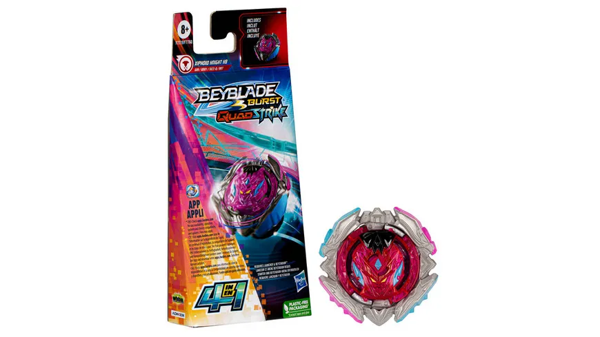 Hasbro - Beyblade Burst QuadStrike Single Pack, 1 Stück, sortiert
