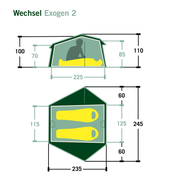 EXOGEN 2 - Kuppelzelt