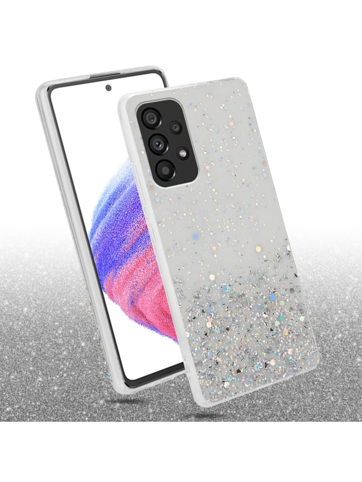 cadorabo Hülle für Samsung Galaxy A53 5G Glitter in Transparent mit Glitter günstig kaufen onesize