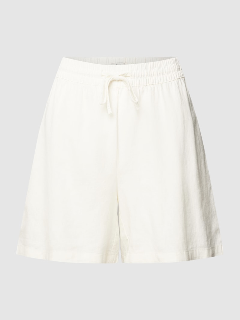 Sweatshorts mit elastischem Bund Modell 'Falakka' in offwhite