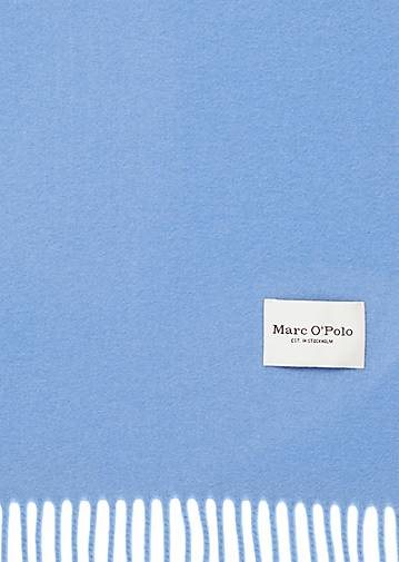 Marc O'Polo Schal mit Fransen aus softer Schurwolle