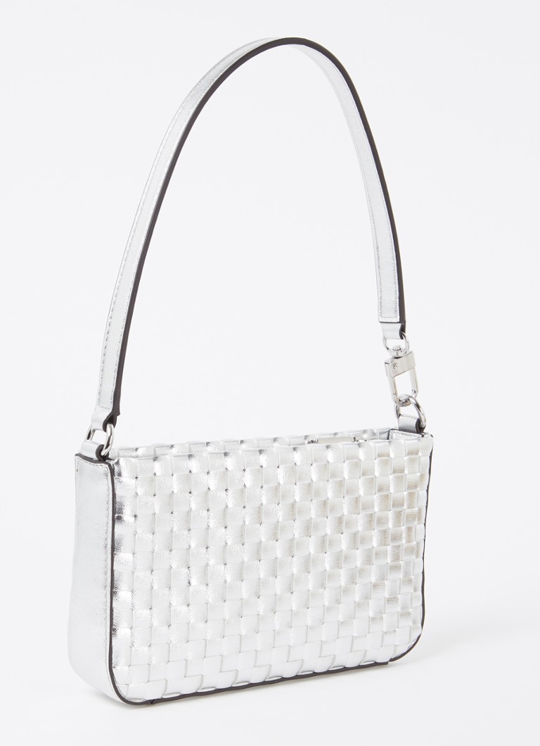 GUESS Twiller Mini skulderveske med tekstur og metallisk finish