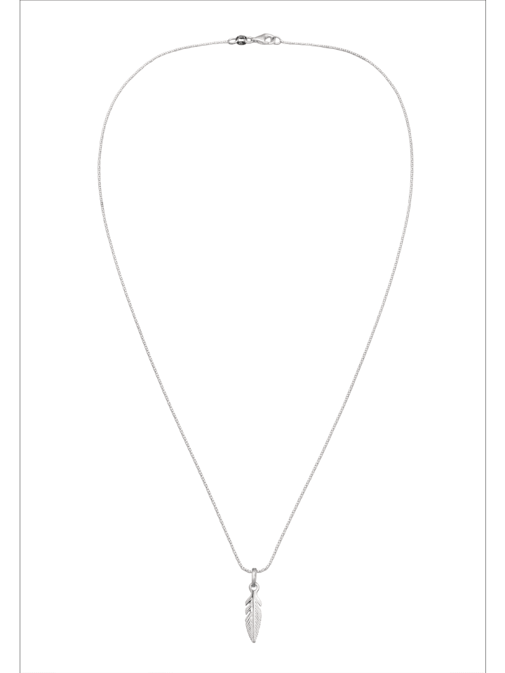 KUZZOI Halskette 925 Sterling Silber in Silber günstig kaufen 50 cm