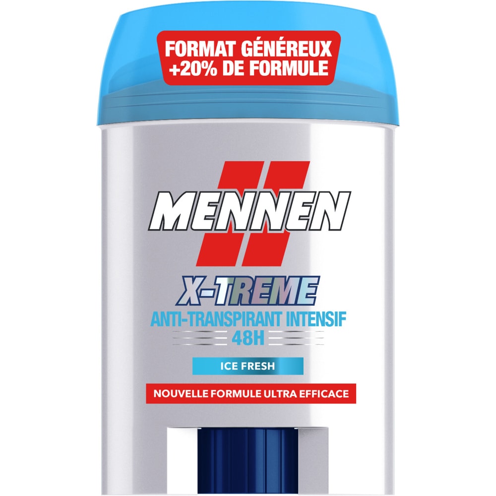 mennen X-TREME Anti transpirant homme 48H stick large sans alcool