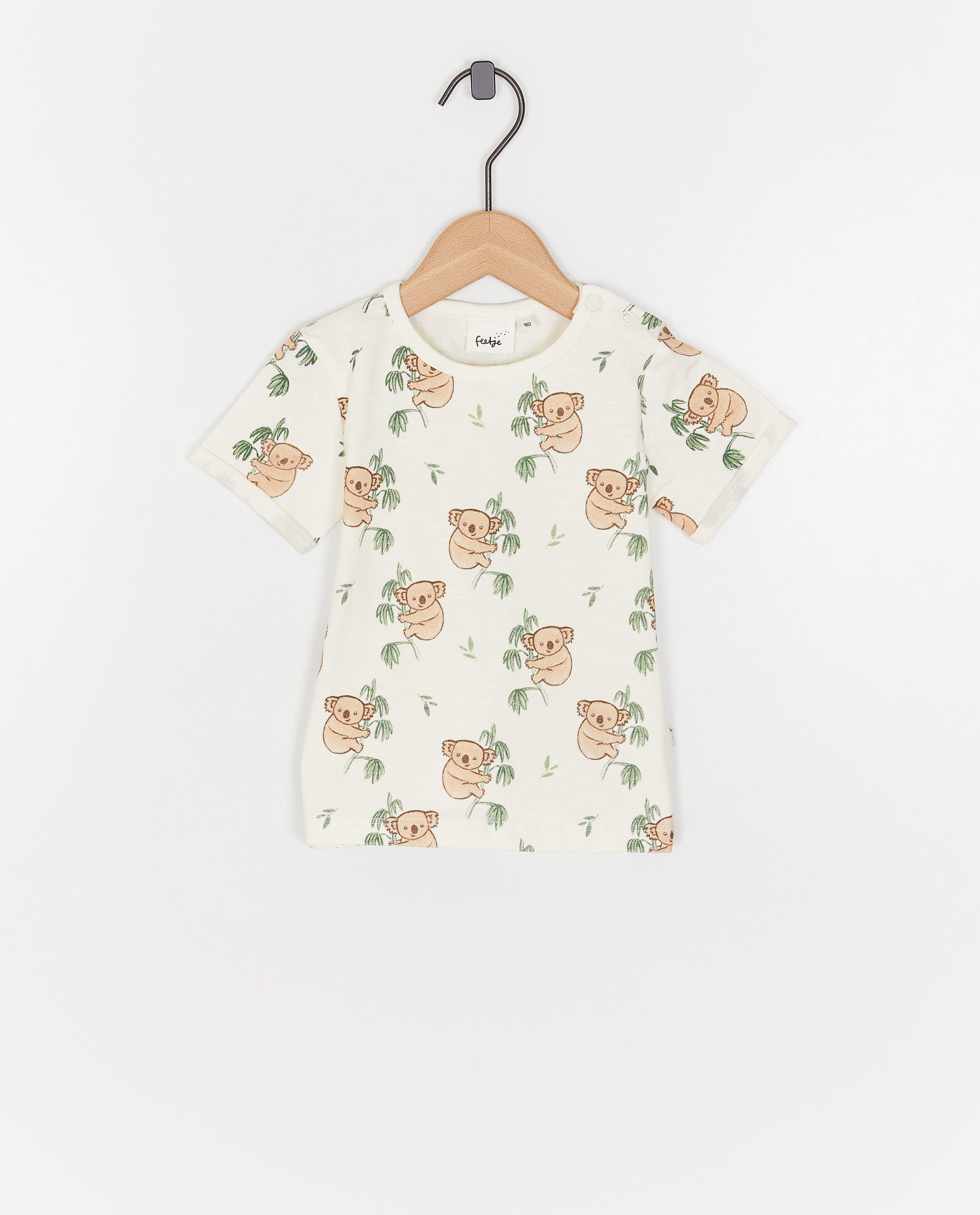 Feetje T-shirt med koalatryck vit
