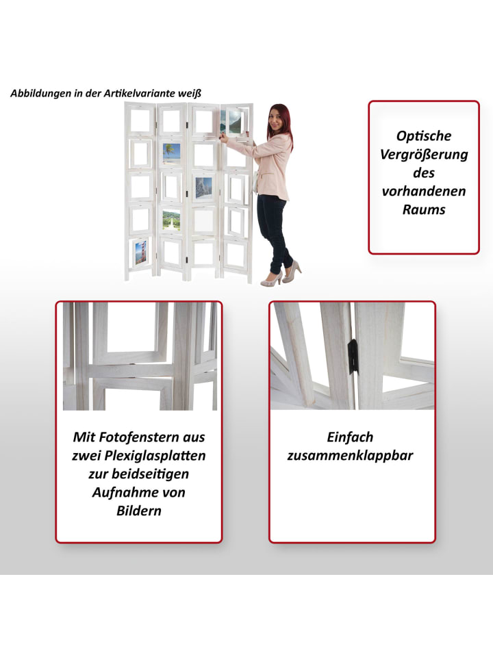 MCW Paravant Bildgalerie, Braun günstig kaufen onesize