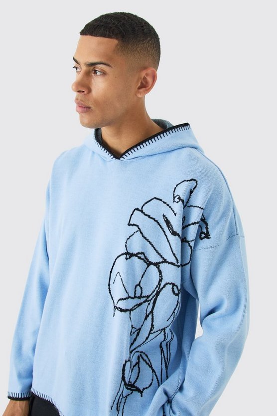 Oversize Hoodie mit Print