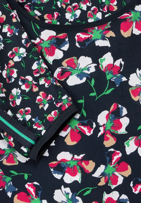 CECIL Bluse mit Blumen Printmix