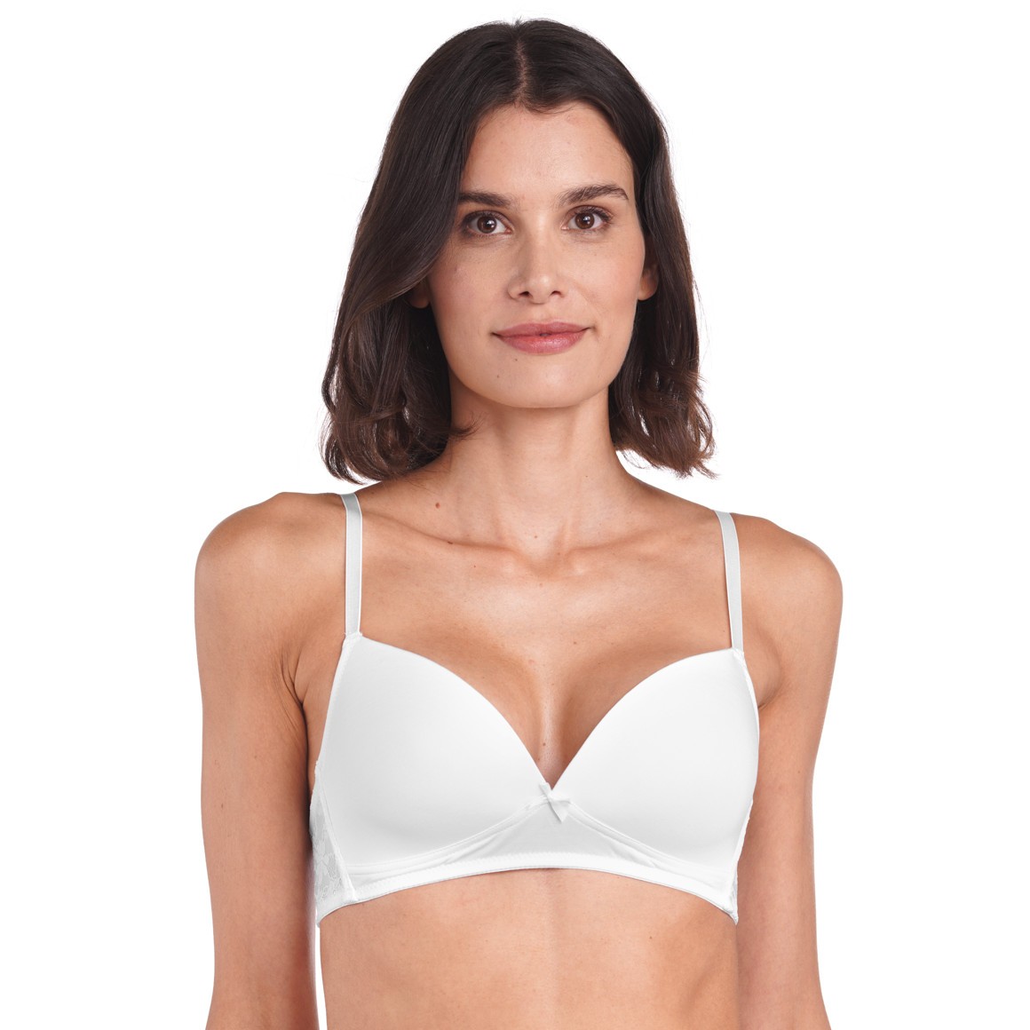 2 Damen Soft-BHs mit Spitze