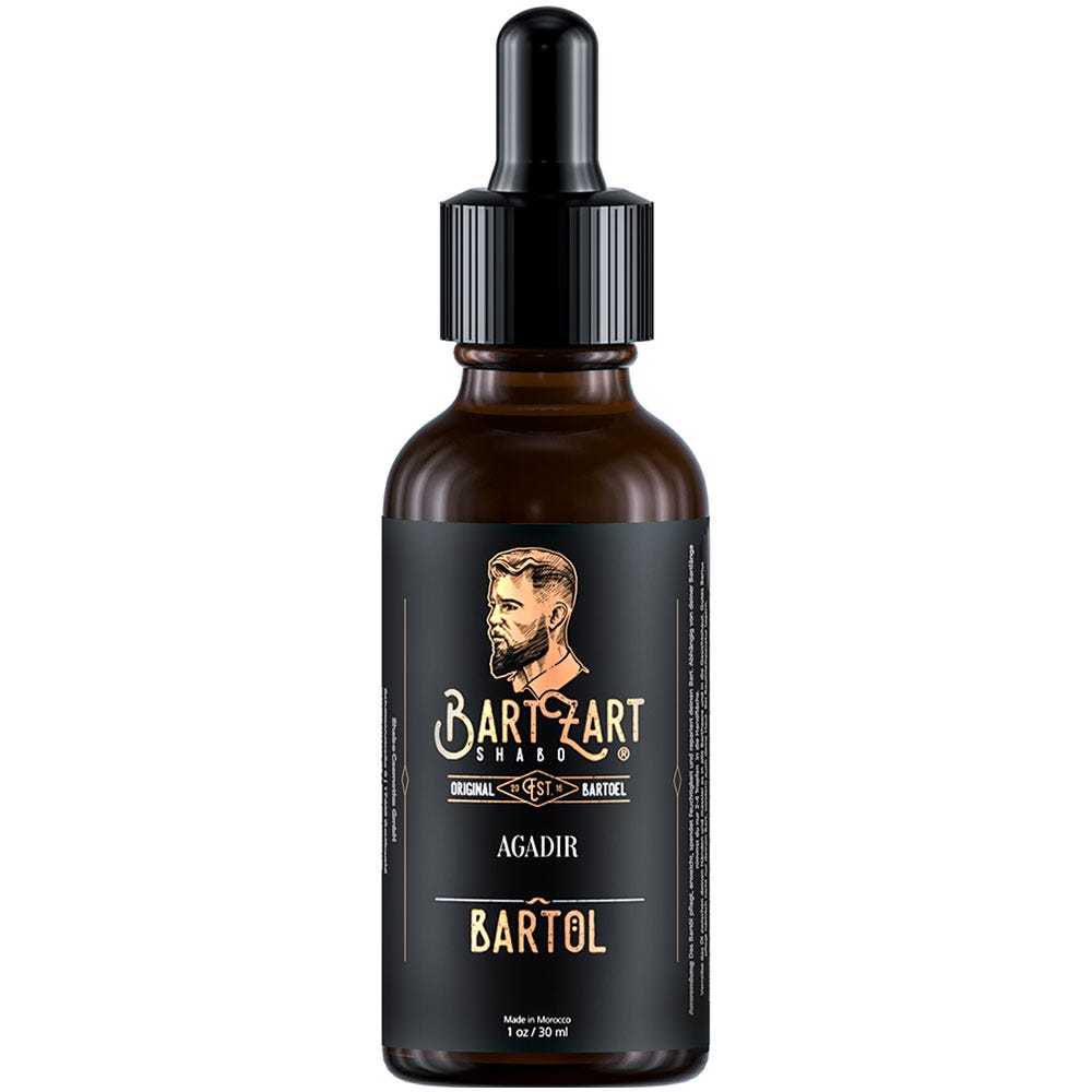 Bartzart Bartpflege Set 4 Tlg. mit Bartbürste