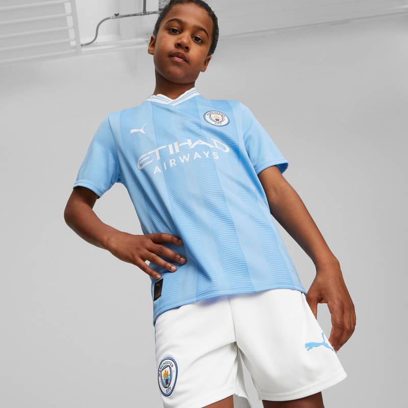 PUMA Manchester City 23-24 Heim Teamtrikot Kinder