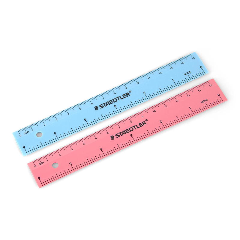 Staedtler Linjal 2-pk Pastel line Staedtler