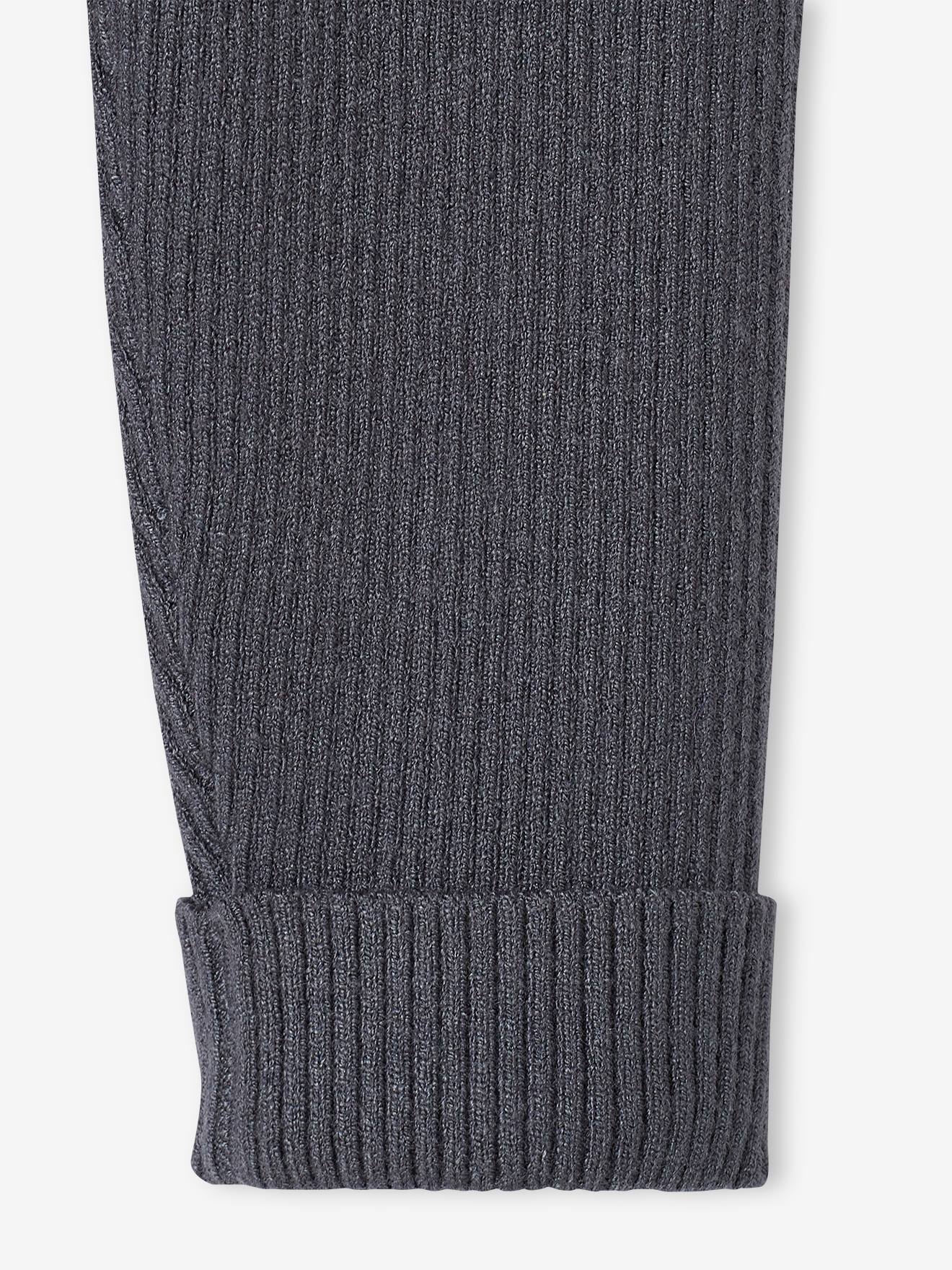 Ensemble mixte en tricot gilet et pantalon bébé blanc