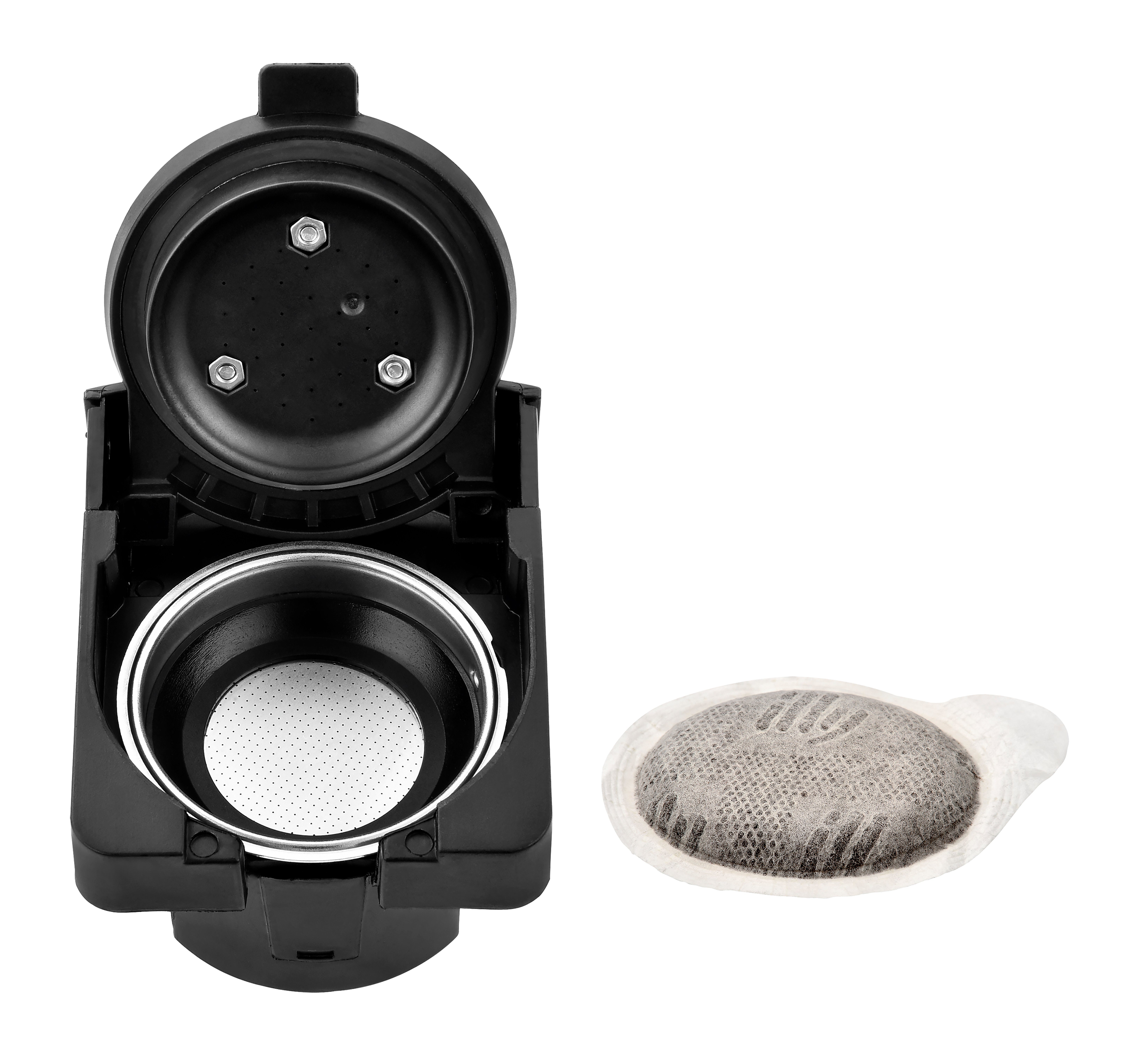 Team Kalorik Kapsel-/Kaffeepadmaschine BrewCraft Pro, 4-in-1 Kaffeemaschine: Nespresso, Dolce Gusto, Kaffeepulver & Pads