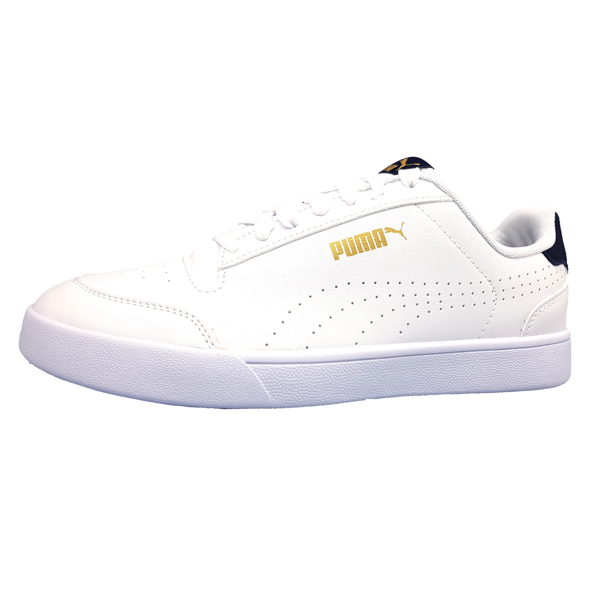 Puma Shuffle Perf 380150 Weiß 06 white-gold-peacoat