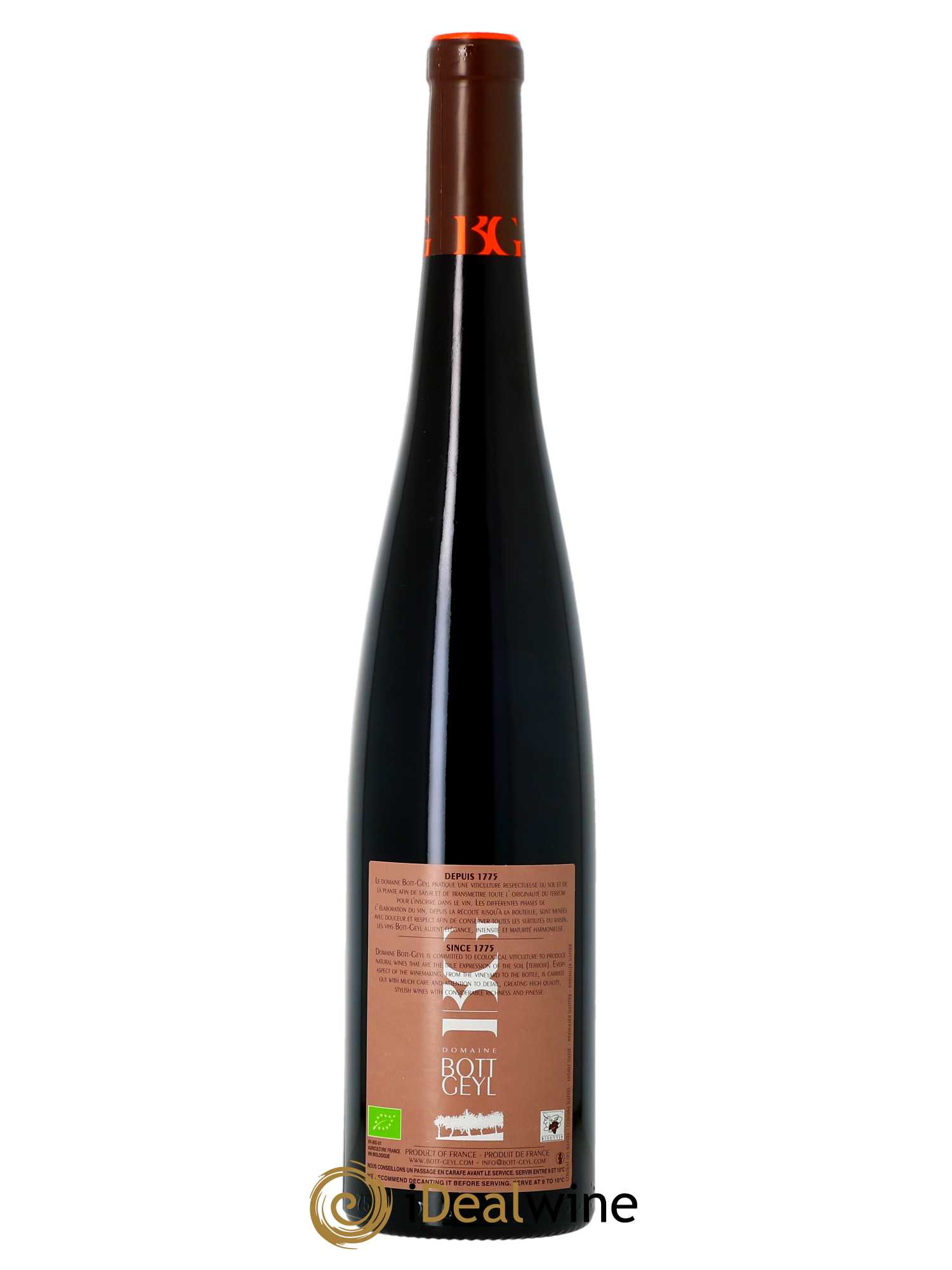 Alsace Pinot Noir Galets Oligocène Bott-Geyl (Domaine)  2018 - Lot de 1 Bouteille