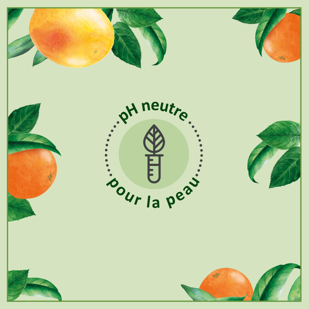 le petit marseillais Gel Douche Bio Energisant, au pH neutre, Orange Pamplemousse, 250ml Gel douche