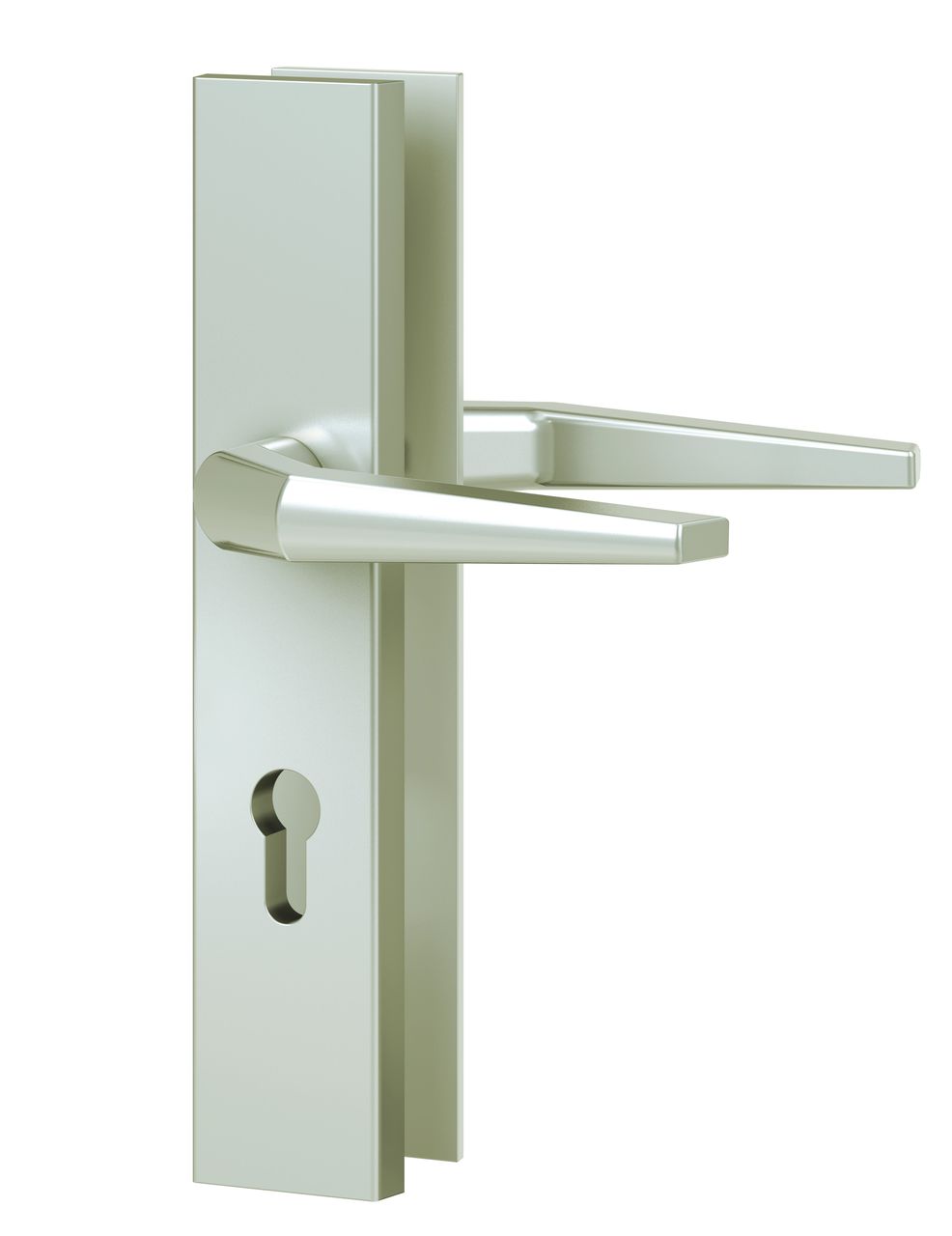 Basi Vollmaterial-Schutzbeschlag - Lochung: PZ - Alu F2 - DG - Ö-Norm - 88/8.5 mm