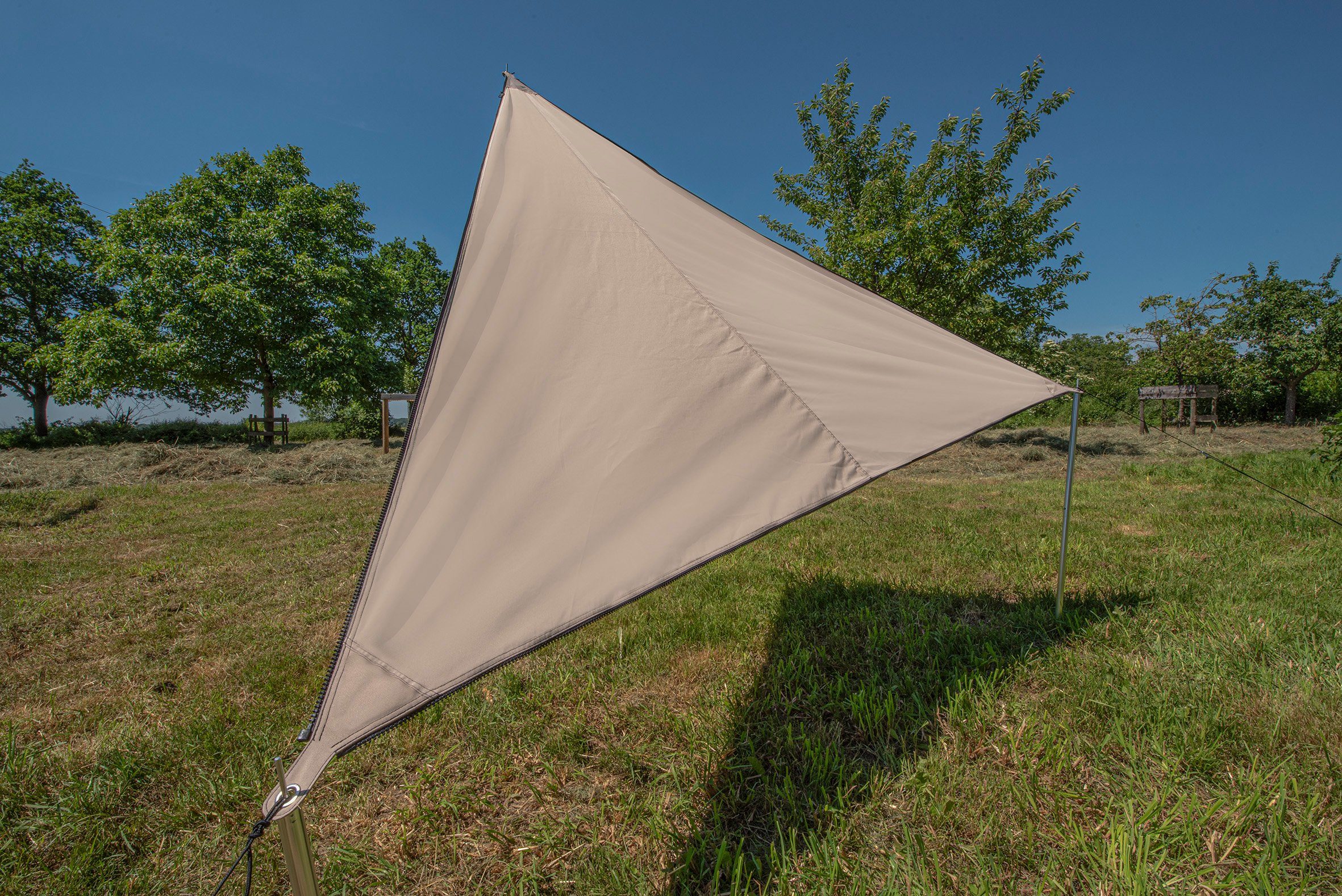 BENT Sonnensegel Verbindbares Sonnensegel â€žTC-Zip-Canvas Singleâ€œ, (mit Transporttasche)