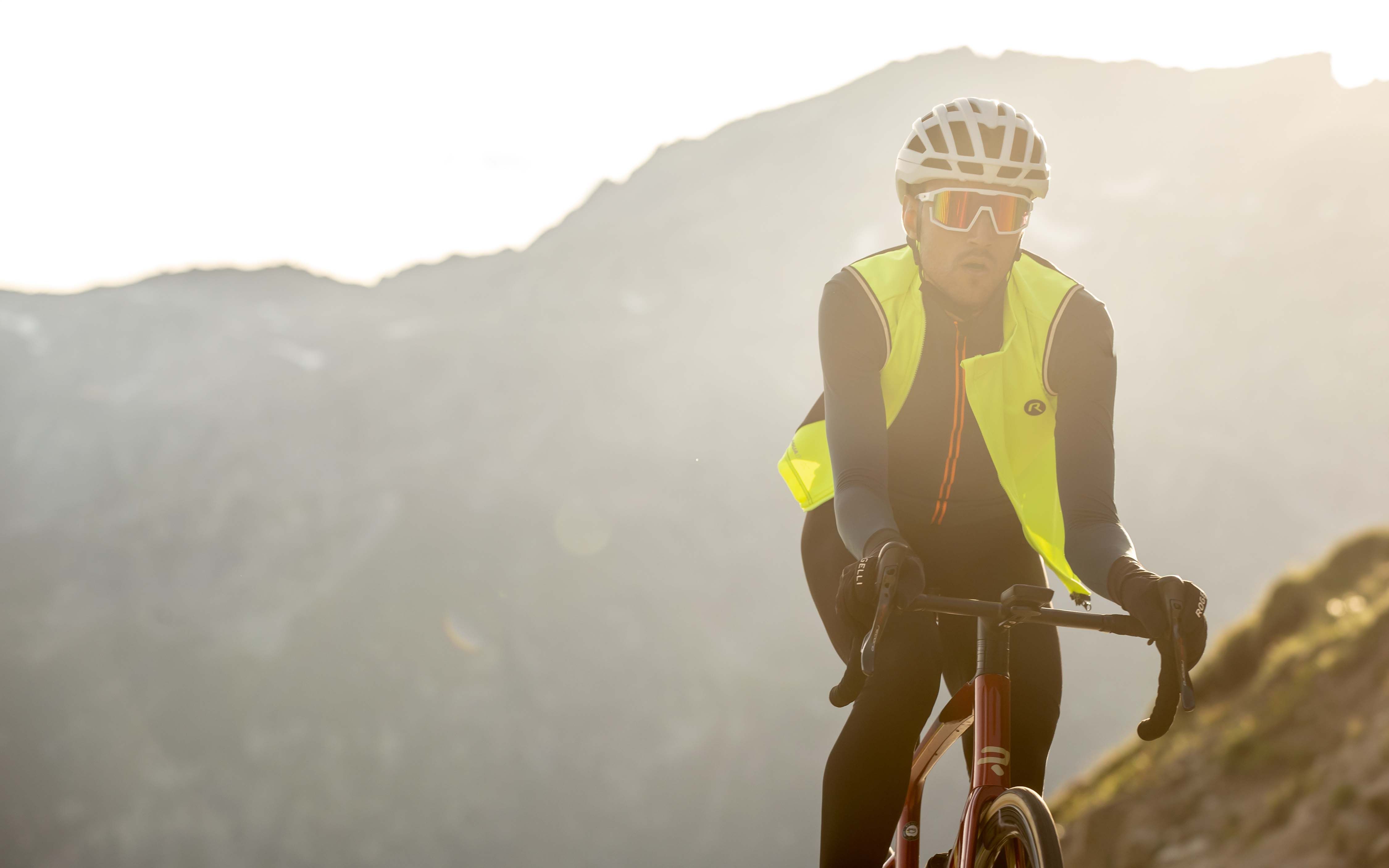 Rogelli Essential Fluor Herren Fahrradweste