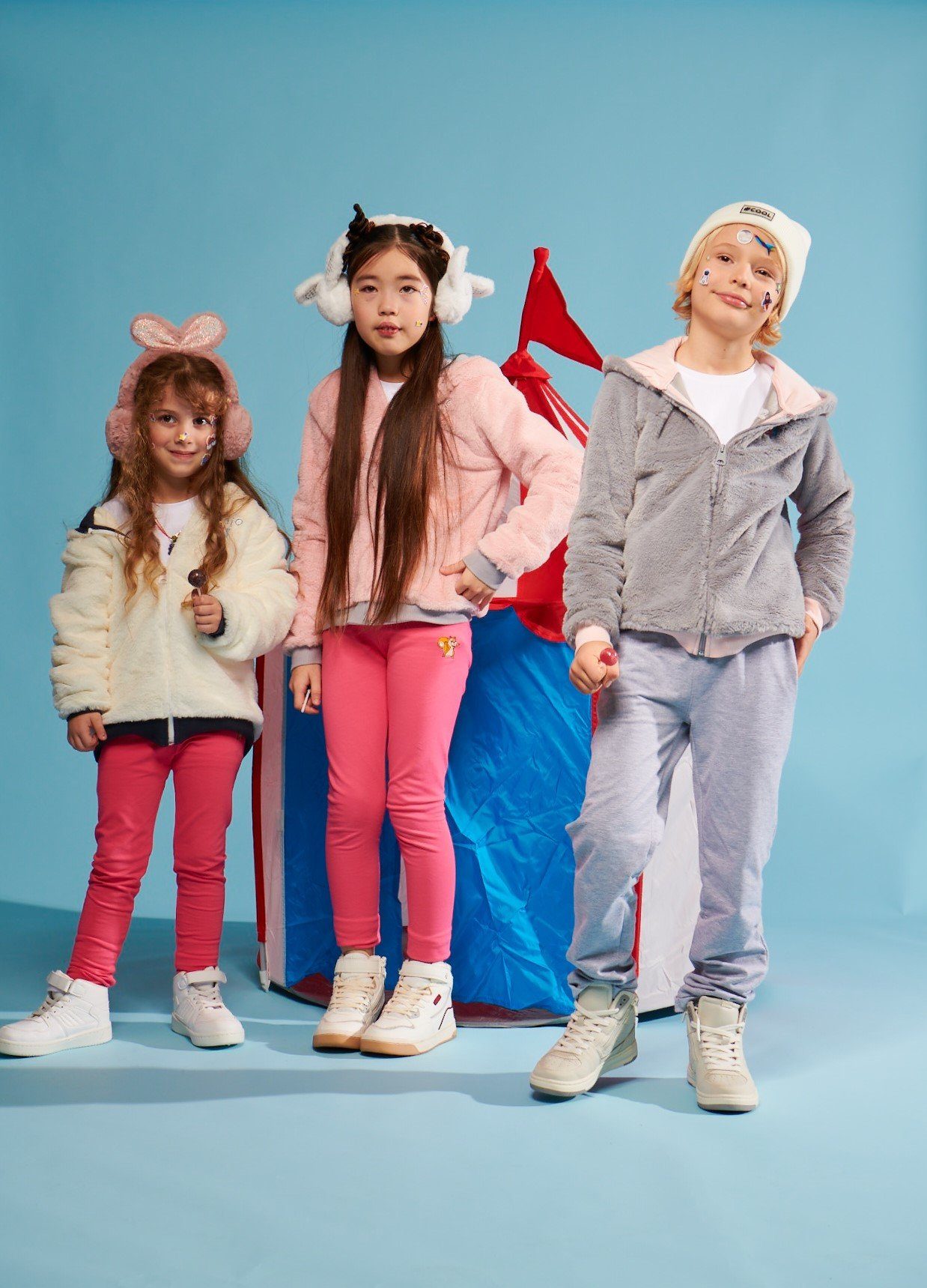 Studio Kids Kapuzenstrickjacke PUFFY 100% Baumwolle