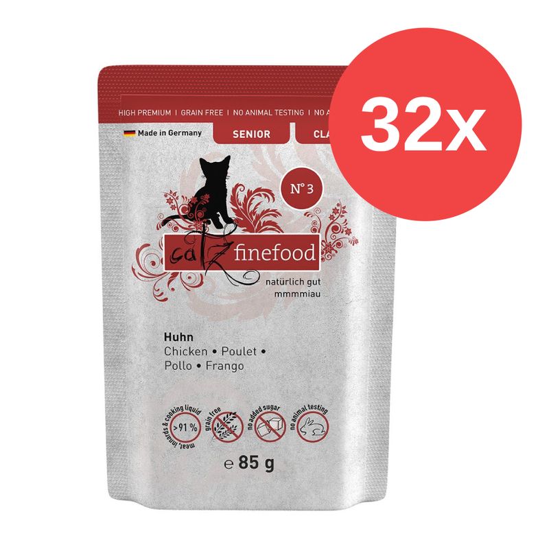 Sparpaket catz finefood Senior 32 x 85 g zu TOP-Preisen | bitiba