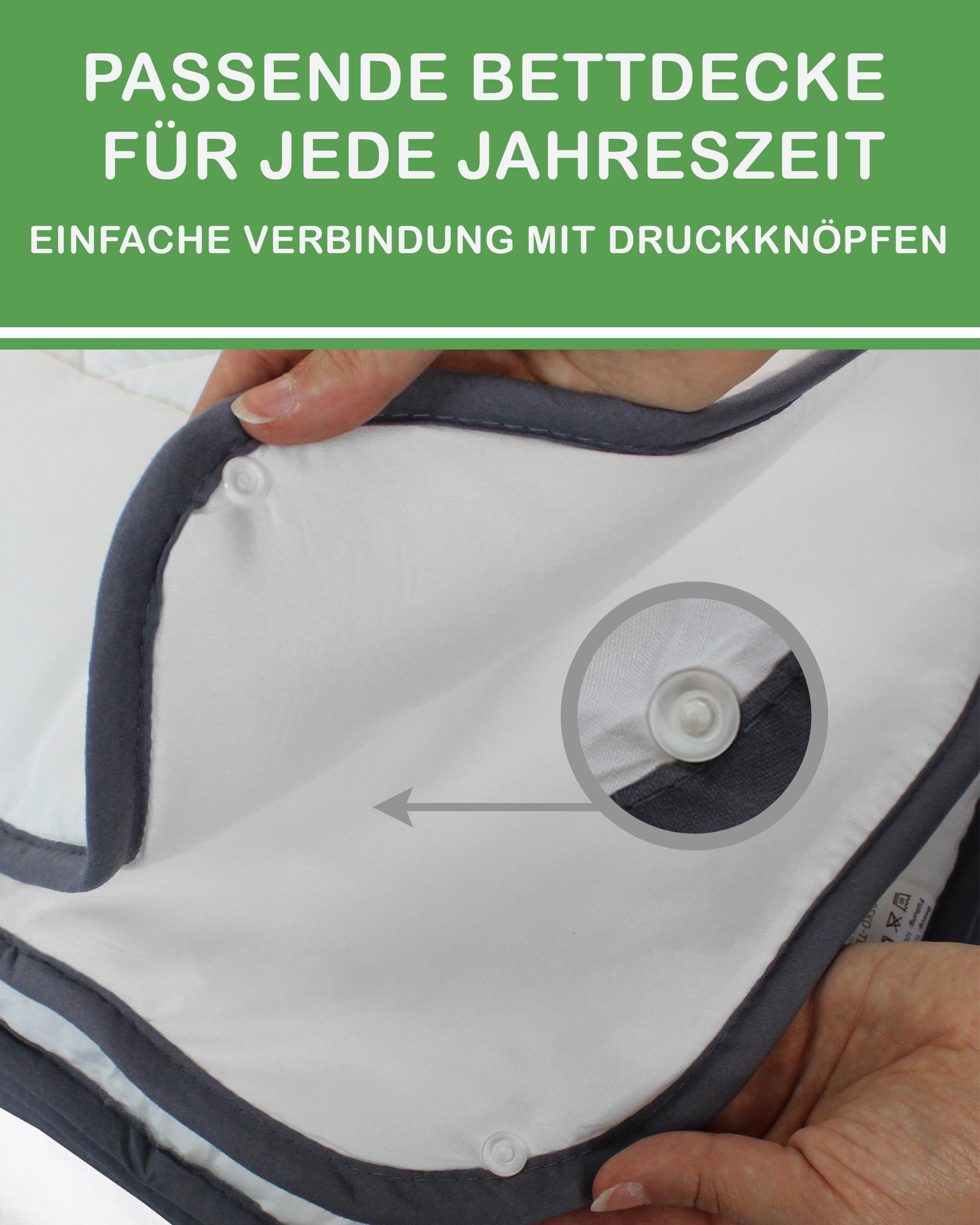 4-Jahreszeitenbett, 4-Jahreszeiten Bettdecke Comfort 135x200 cm Vierjahreszeitendecke, DILUMA, Füllung: 100% Kunstfaser, Bezug: 100% Polyester Mikrofaser, 4-Jahreszeitenbett, Atmungsaktiv, Klimaregulierend, Allergikergeeignet