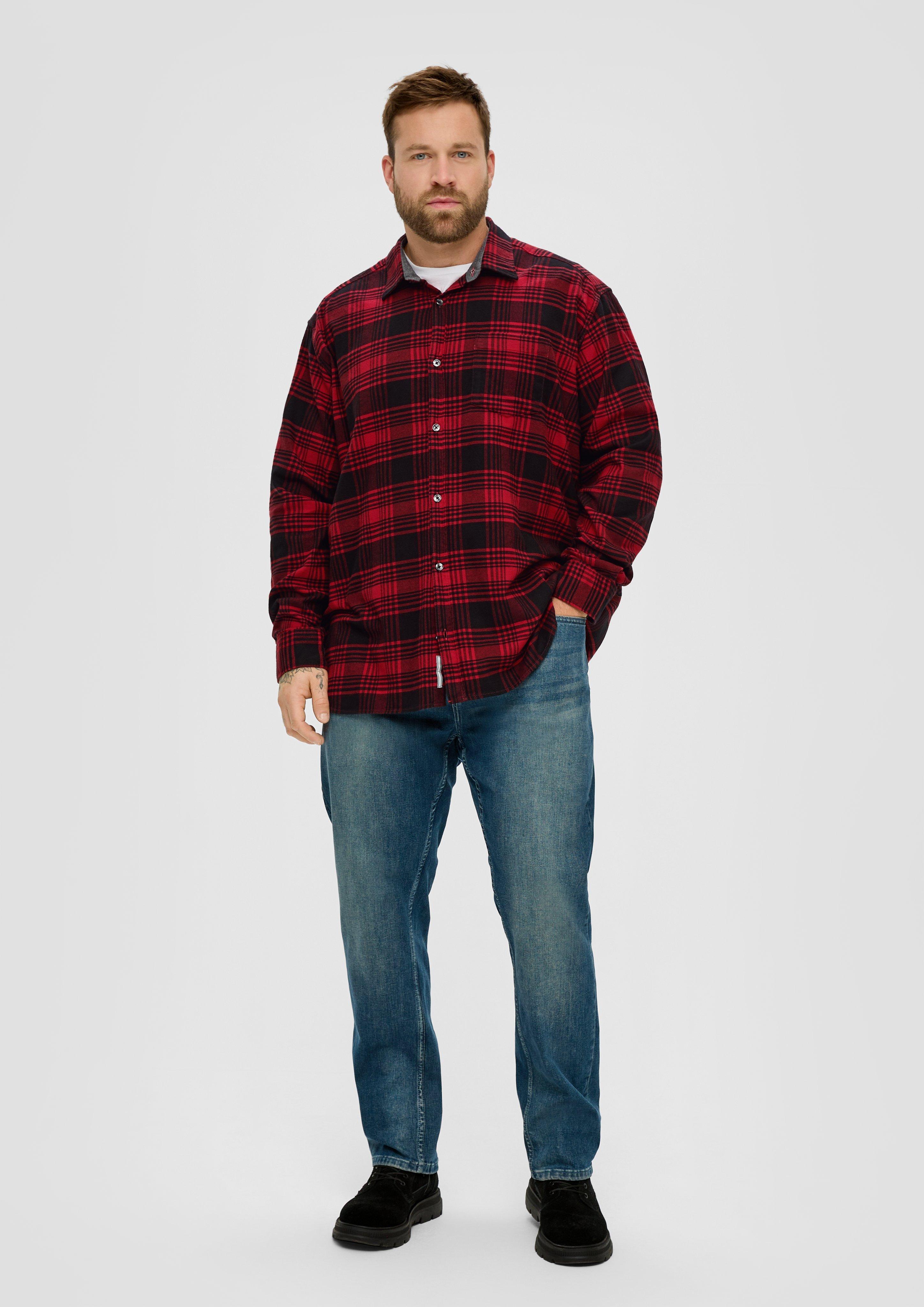 Karohemd aus Baumwollstretch  2139656-31N6