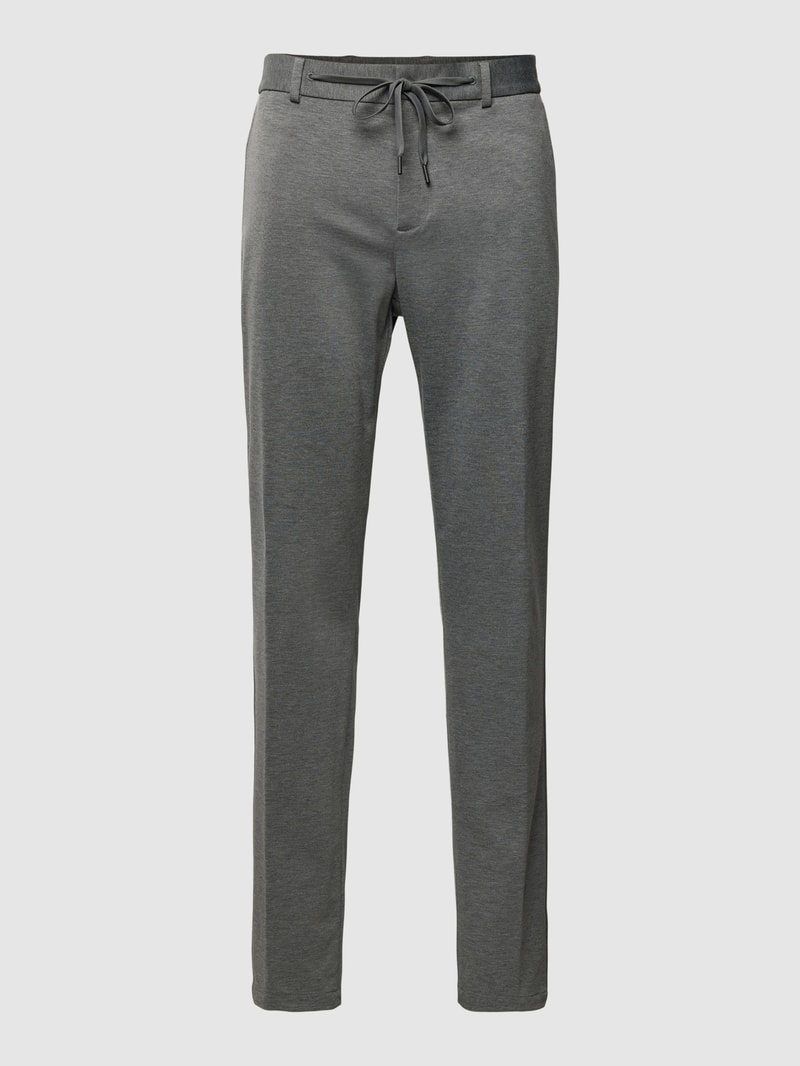 Hose mit elastischem Bund mit Tunnelzug Modell 'JOGGSUIT' in anthrazit