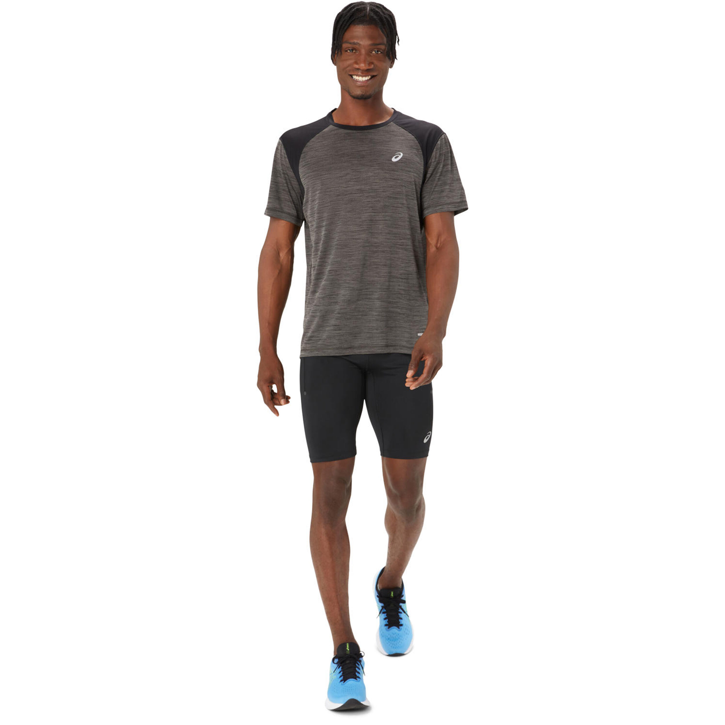 Road Sprinter Short Lauftight Herren - Schwarz