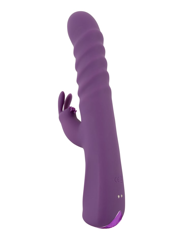 Javida Rabbitvibrator 2 Function Rabbit Vibrator in lila günstig kaufen 24 cm