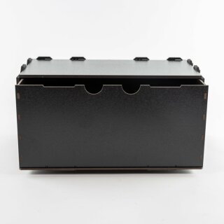Black Paint Rack: Schrank mit großer Schublade