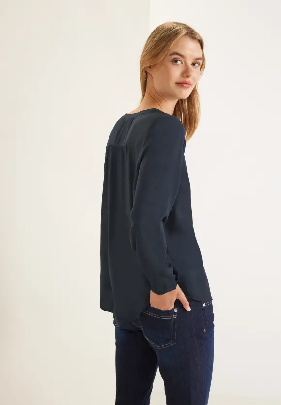 Street One Bluse in Unifarbe