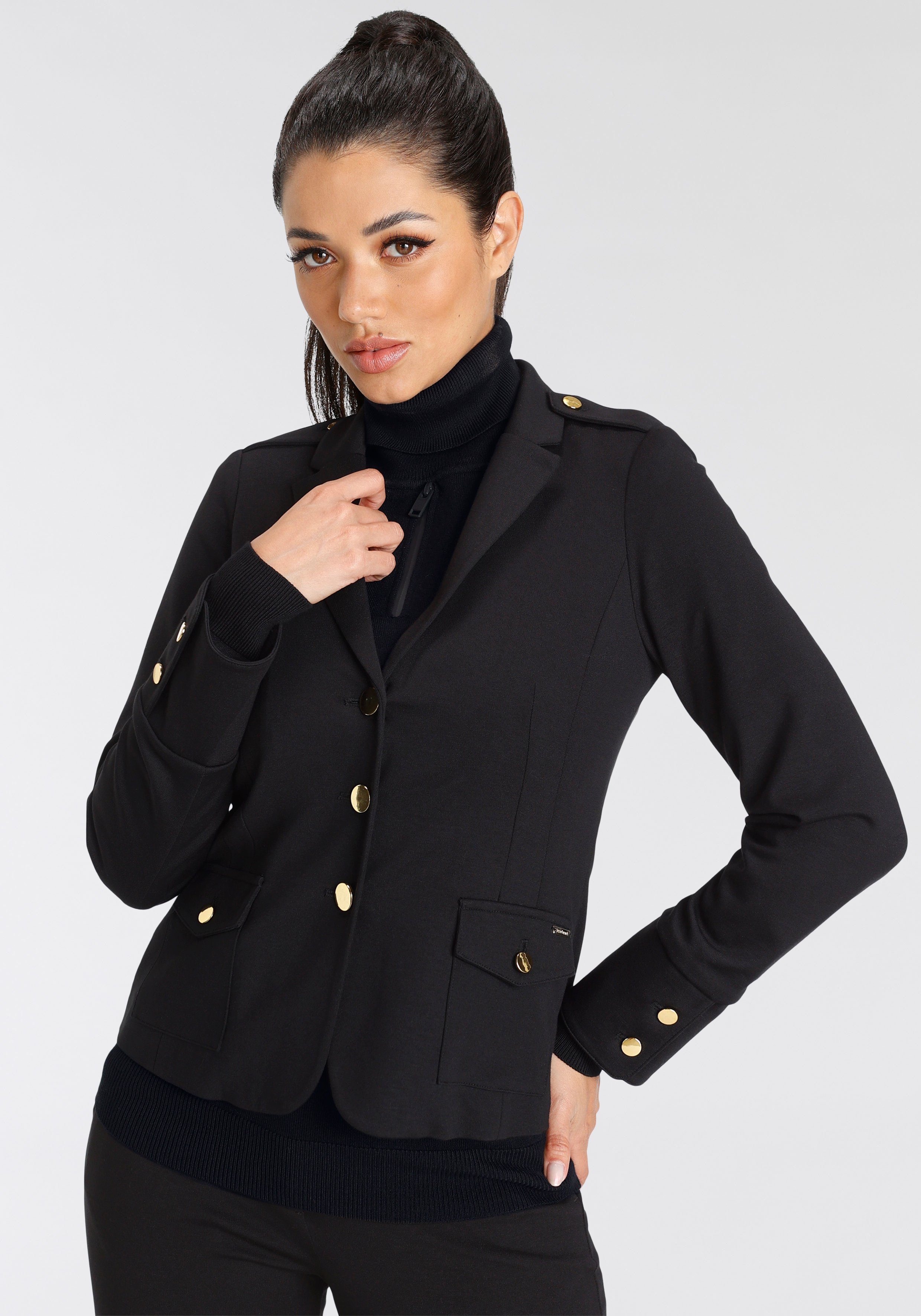 Bruno Banani Jerseyblazer im Uniform-Stil NEUE KOLLEKTION