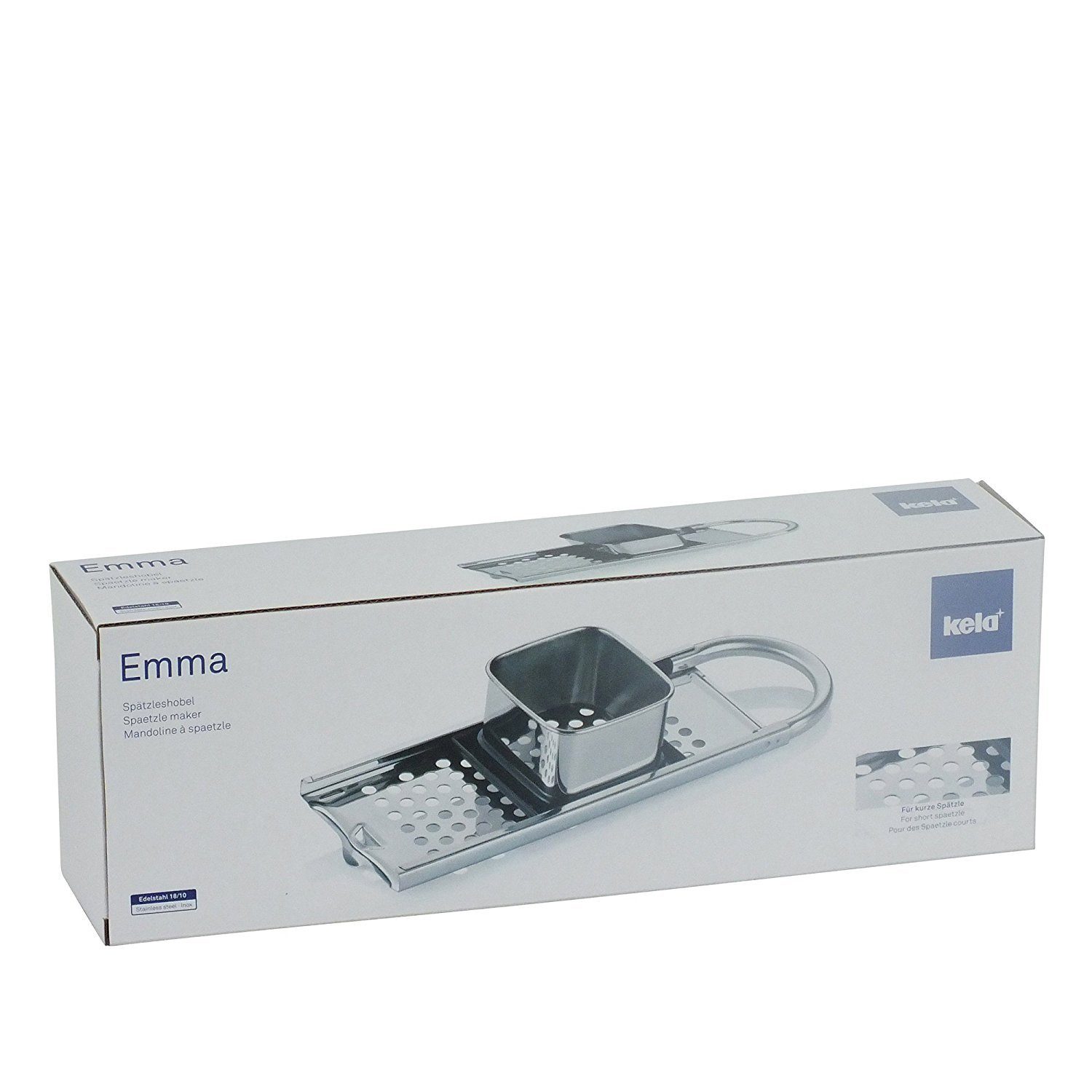 kela Küchenreibe Kela, Spätzlehobel 'Emma' kurze Spätzle, Edelstahl, Edelstahl, (2-St)