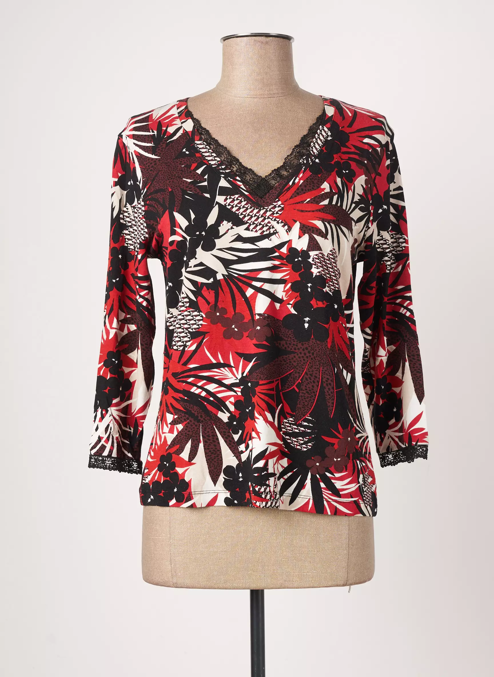 Christine Laure Tshirts Femme couleur rouge
