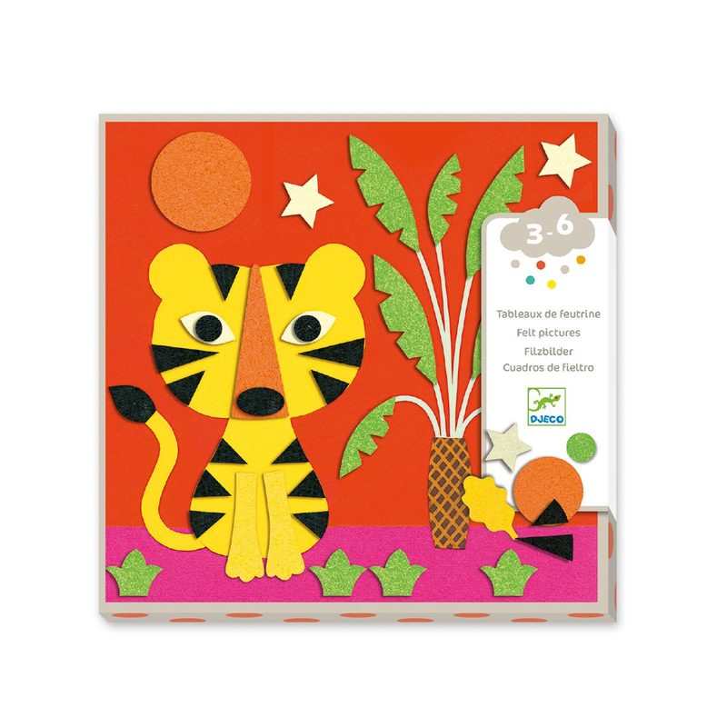 Coffret gommettes en feutrine Douce nature Djeco
