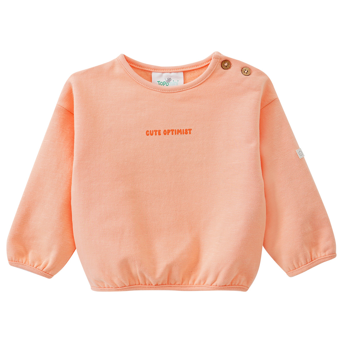 Baby Sweatshirt mit Message-Print