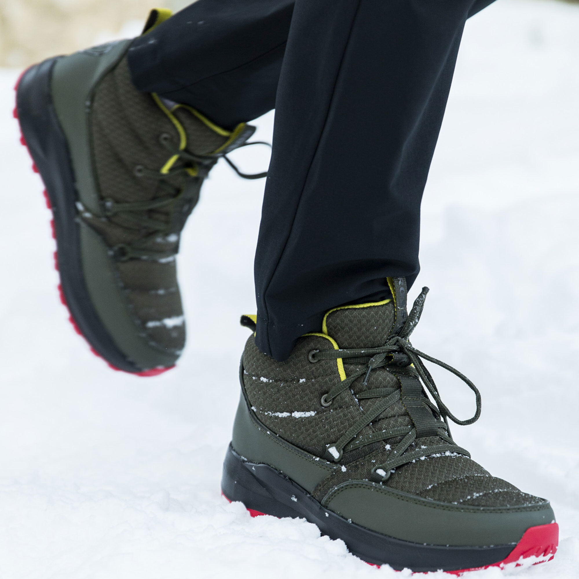 Bottines Après-ski Unisex Resort Vert kaki