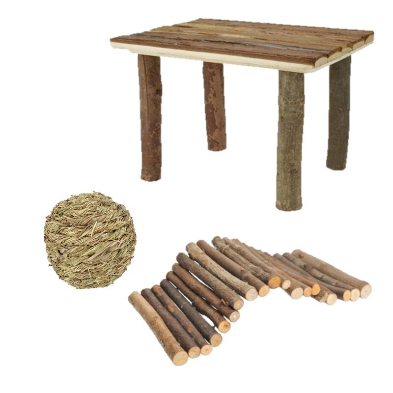 AniOne Käfigzubehör AniOne Meerschweinchen Zubehör Set