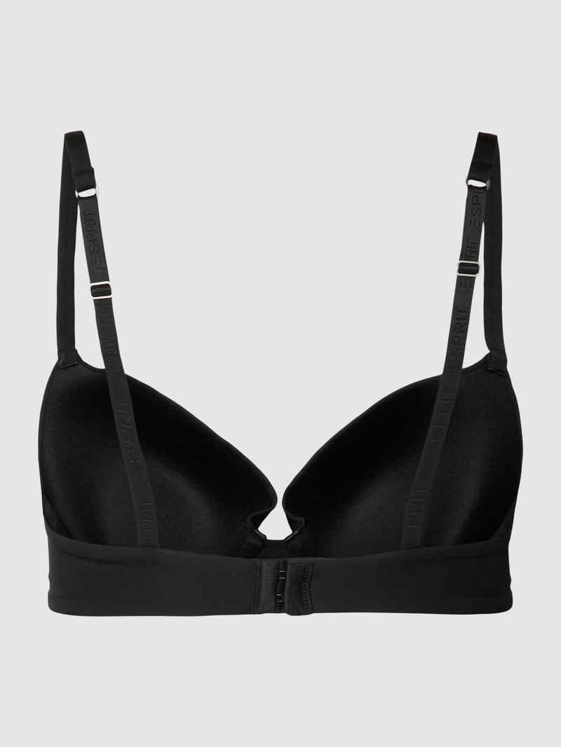 Schalen-BH mit vorgeformten Cups Modell 'MICRO' in schwarz