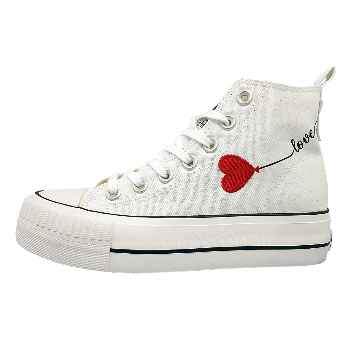 British Knights Kaya Mid B49-3710-02 Weiß white/ heart