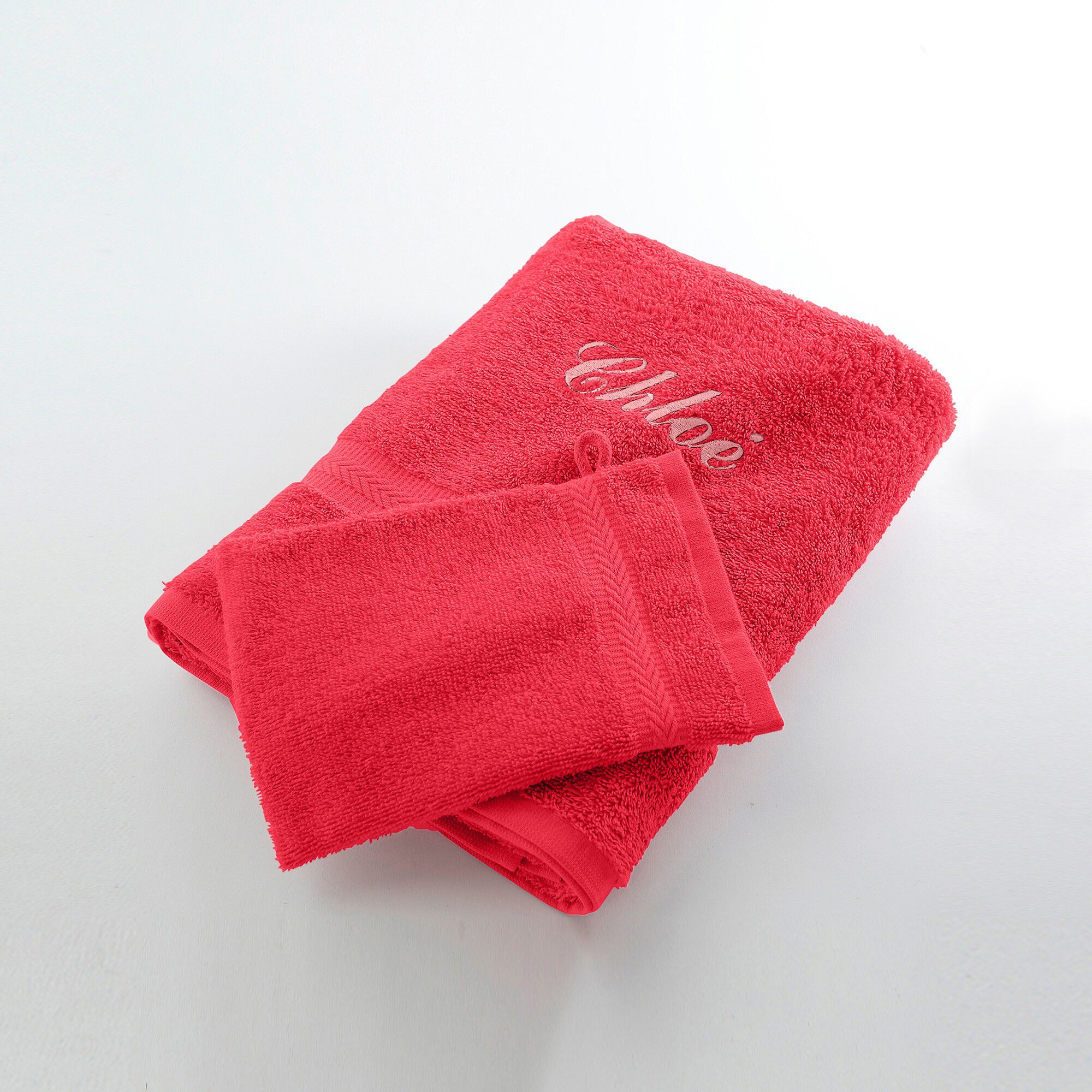 Serviette éponge personnalisable confort moelleux