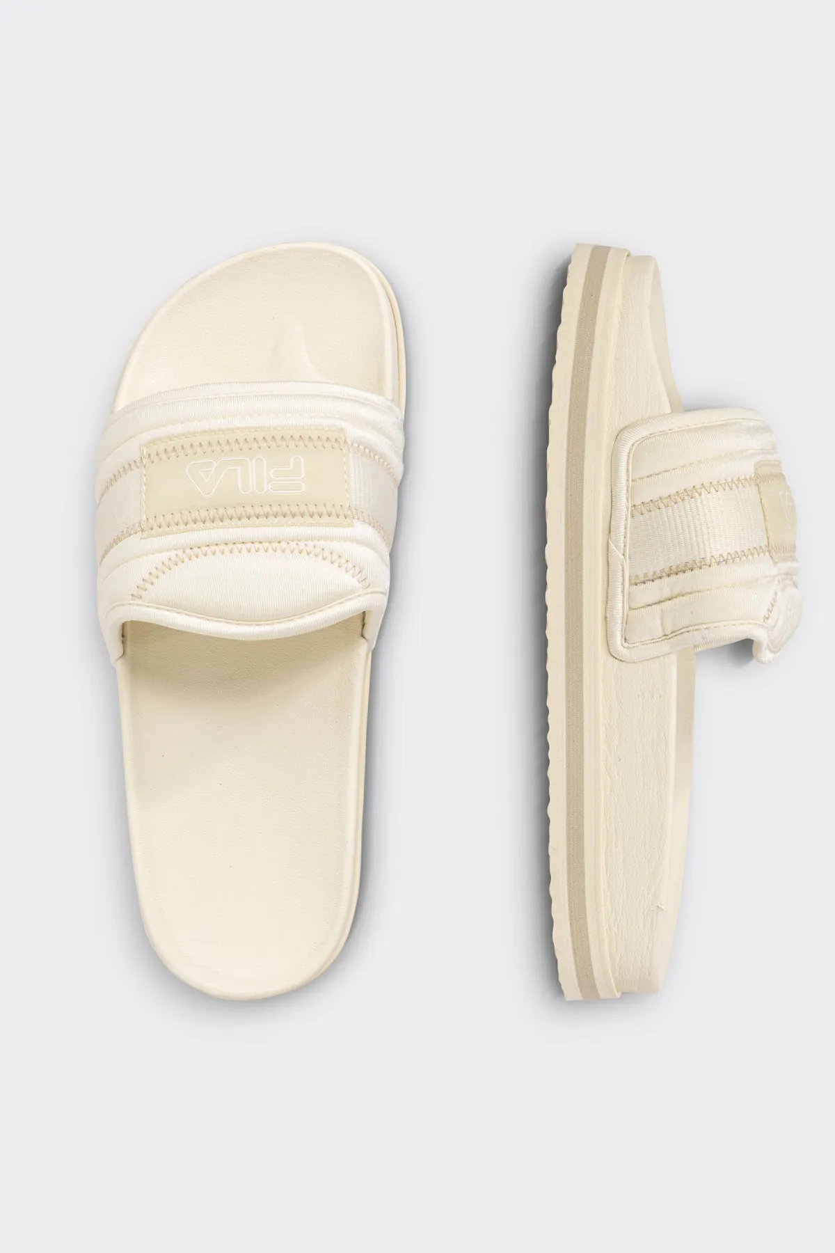 Fila  Hausschuhe in Marshmallow-Oyster-Grau für Damen/Mädchen