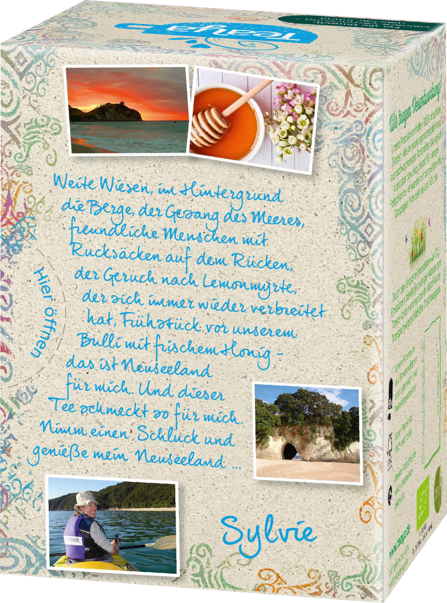 Kräutertee \taste my New Zealand\ mit Manuka Honig & Lemonmyrte (17 Beutel), 34 g
