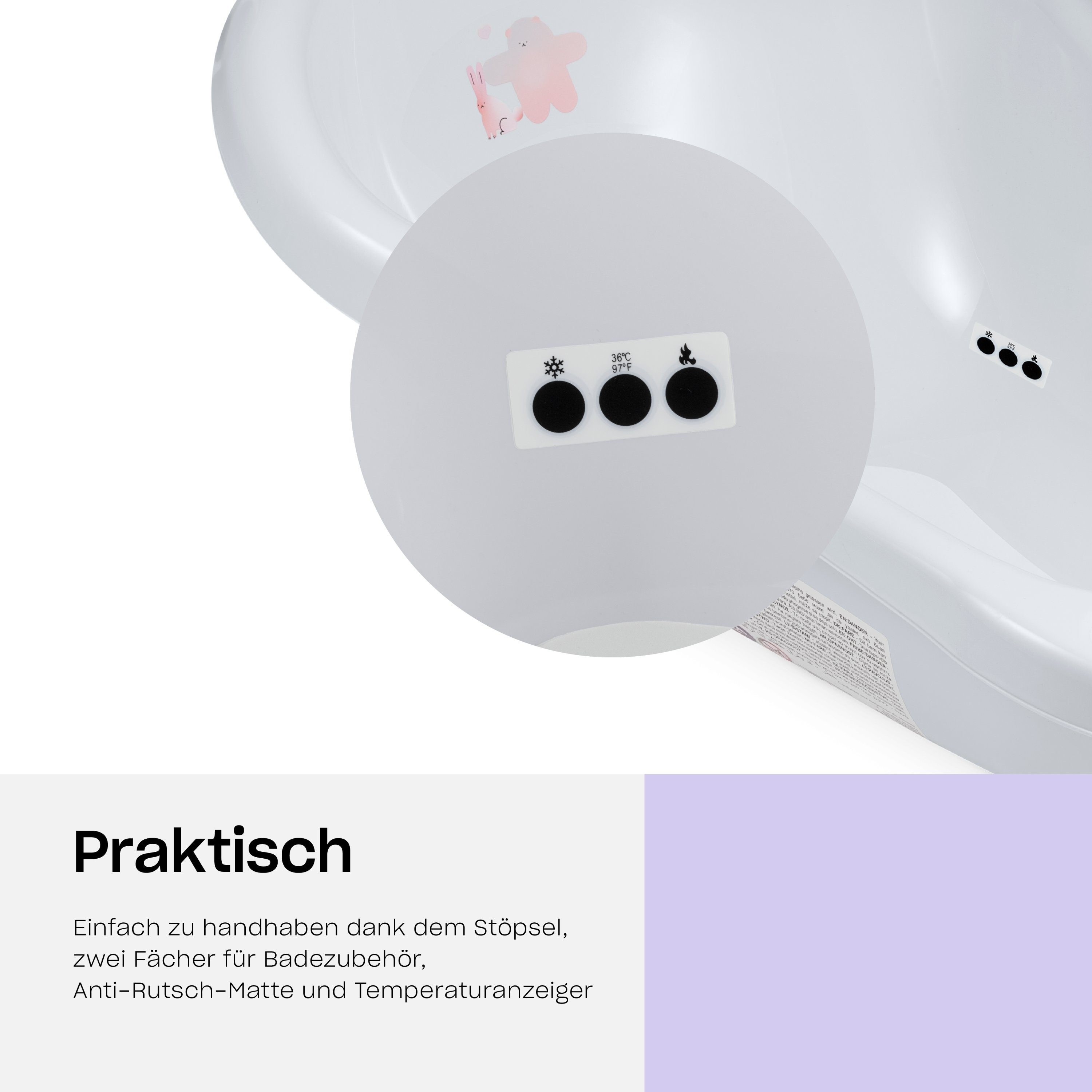 Hylat Baby Babybadewanne Produkte für Kinder, (Set)
