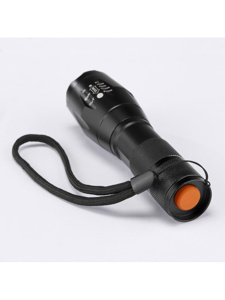 Nature Fellow LED-Taschenlampe in Schwarz - (L)13,5 cm günstig kaufen onesize